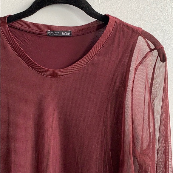 Zara sheer tunic dress - Picture 2 of 6